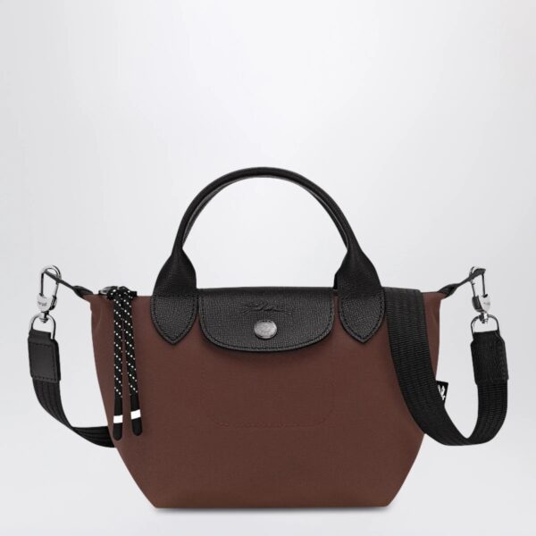 Longchamp - XS Le Pliage Energy bag with handle in cacao colour