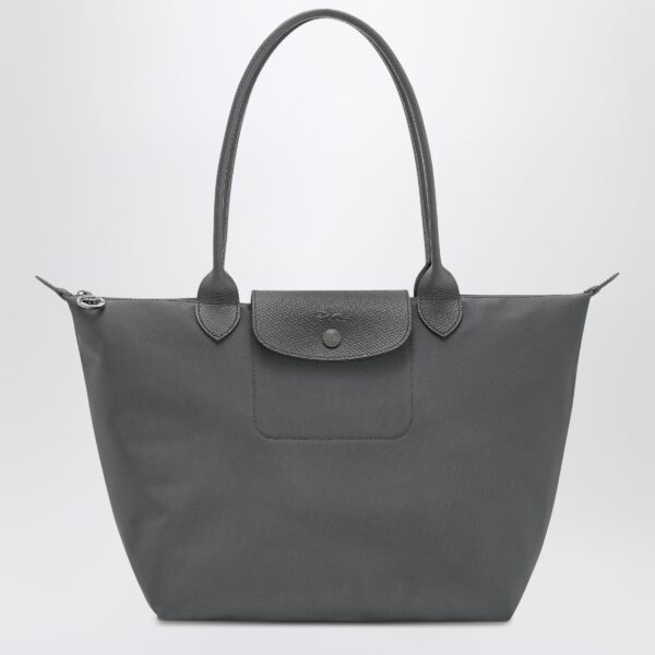 Longchamp - Anthracite grey shopping bag M Le Pliage One