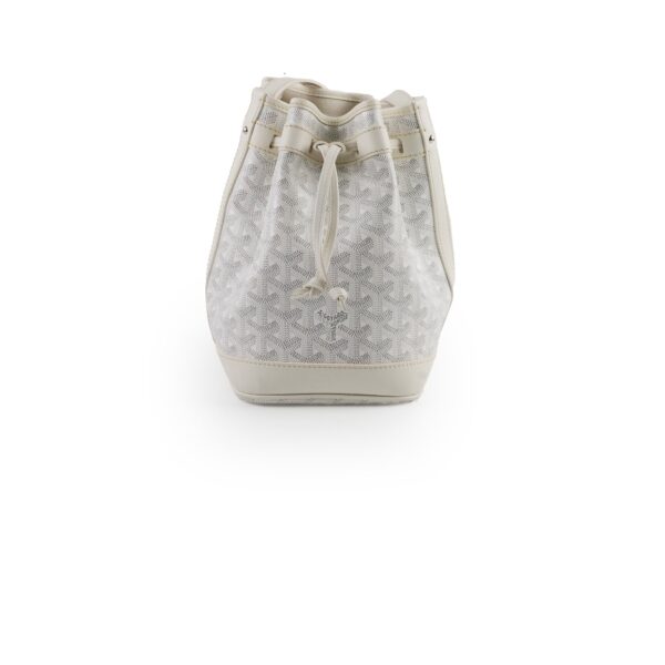 Goyard Petite Flot Bucket Bag White