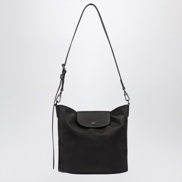 Longchamp Le Pliage Xtra Shoulder Bag – Grey Leather