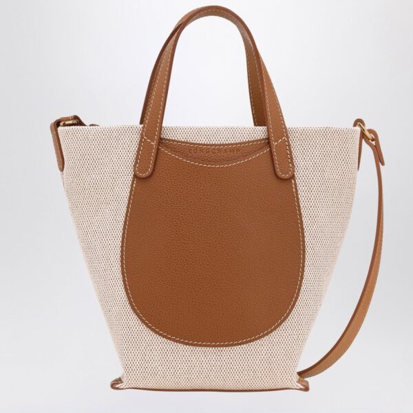 Longchamp Complice Crossbody Bag – Caramel Flecked Cotton Canvas