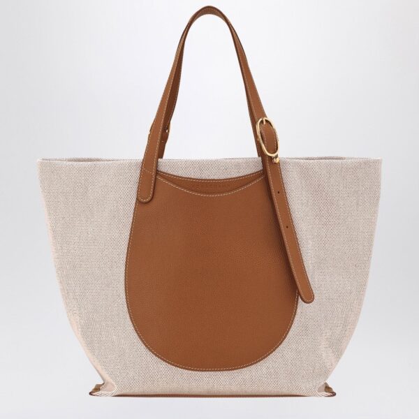 Longchamp Complice Tote Bag – Caramel Flecked Cotton Canvas