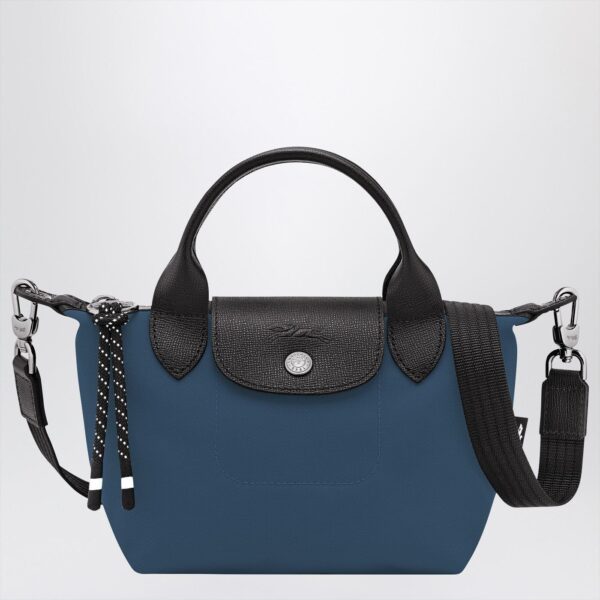 Longchamp Le Pliage Energy XS Bag with Handle – Ink Blue Econýl