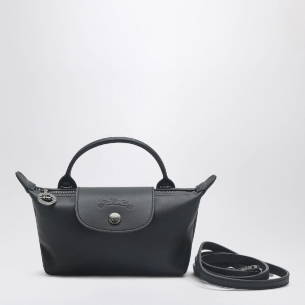 Longchamp Le Pliage Xtra Pouch XS – Black Leather