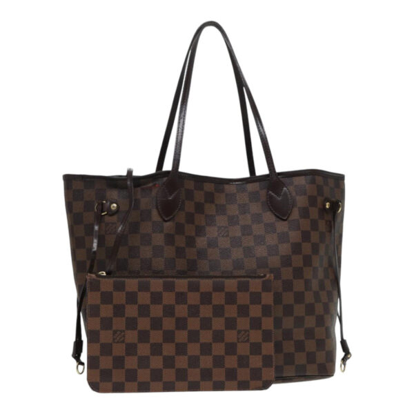 LOUIS VUITTON Damier Ebene Neverfull MM Tote Bag